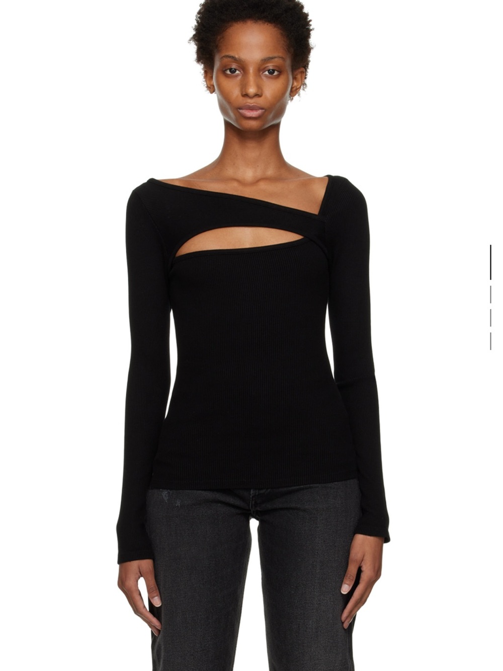 Citizens of Humanity Black Iris Long Sleeve T Shirt